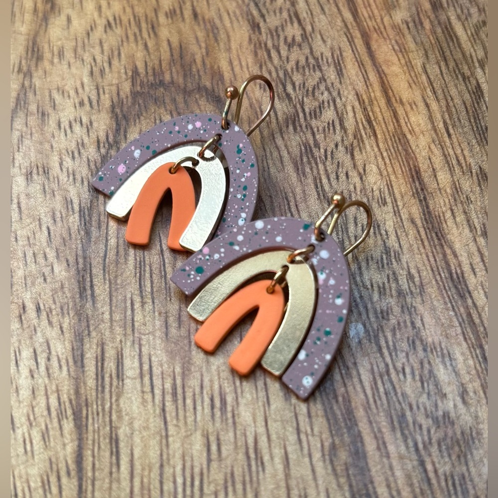 Colorful Rainbow Earrings